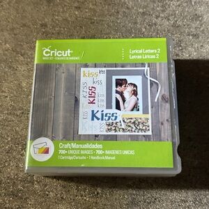 Cricut Lyrical Letters 2 Cartridge with Multicolor Designs